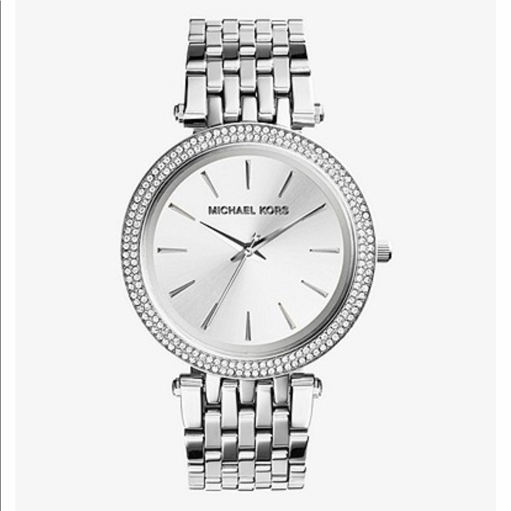 silver Michael Kors watch